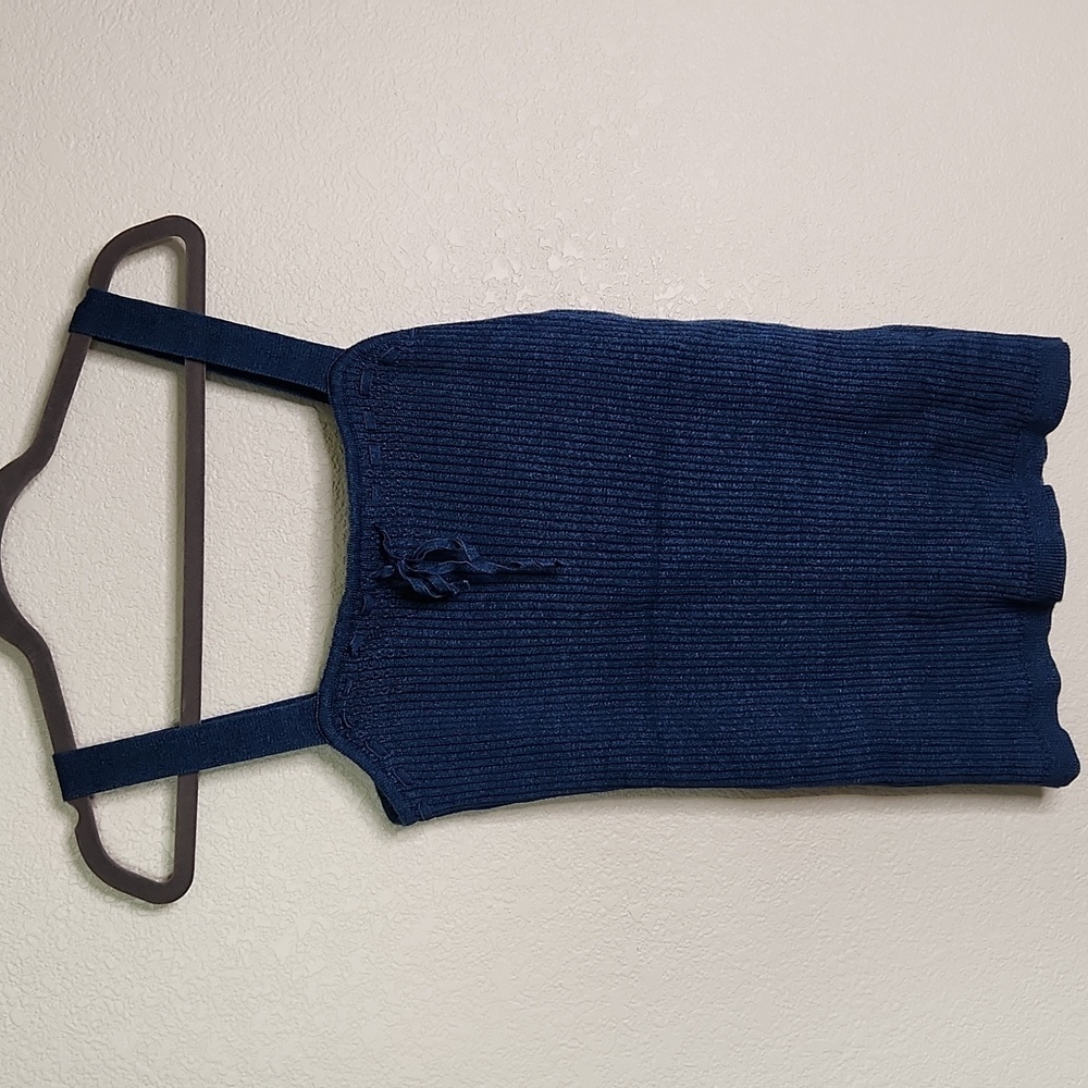 Carole Little II blue tank top, size 1X